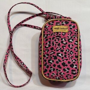 Simply Southern Pink and Black Leopard Cross Body